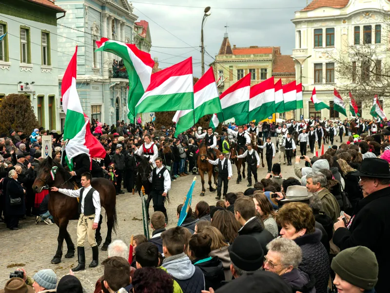 Ziua de 15 martie este una de sărbătoare pentru maghiarii din întreaga lume - Foto: INQUAM PHOTOS / Levente Tofan