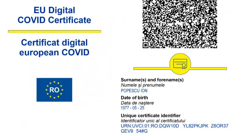 Certificatul verde digital este valabil de la 1 iulie. FOTO: Comisia Europeană