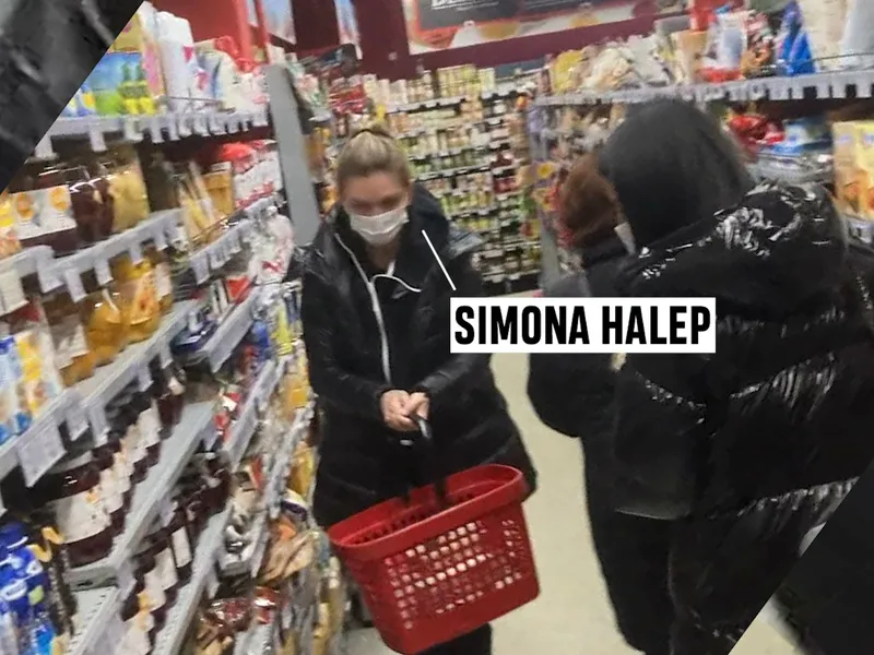 Simona Halep, incognito la supermarket,  / cancan.ro