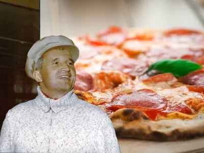 Cum se făcea pizza pe vremea lui Nicolae Ceaușescu - Foto: Fototeca online a comunismului românesc/colaj Newsweek