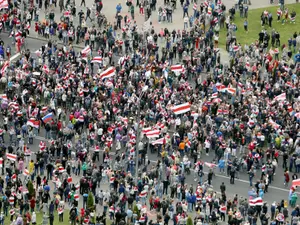 Protest în Belarus împotriva rezultatelor alegerilor prezidențiale din 2020-Foto: Profimedia Images