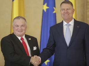 Adrian Zuckerman s-a întâlnit cu Klaus Iohannis. Foto Inquam Photos/Octav Ganea