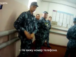 Un nou scandal izbucnește în Rusia pe tema violențelor din închisori, după ce mai mulți deținuți au fost torturați/FOTO: Novaya Gazeta (captură video)