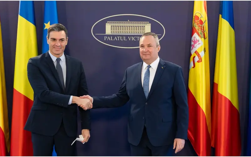 Ciucă, discuții cu omologul spaniol/FOTO: gov.ro