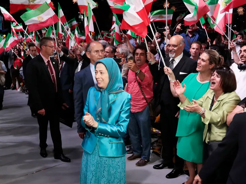 Maryam Rajavi la adunarea "Free Iran" 2018/foto: NCRI