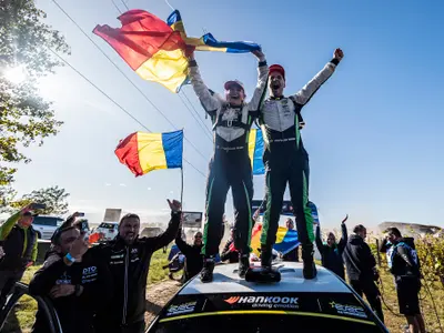 Zi istorică! Doi români, frații Maior, campioni europeni de raliuri. Au câștigat Junior ERC - Foto: Facebook/Norbert Maior