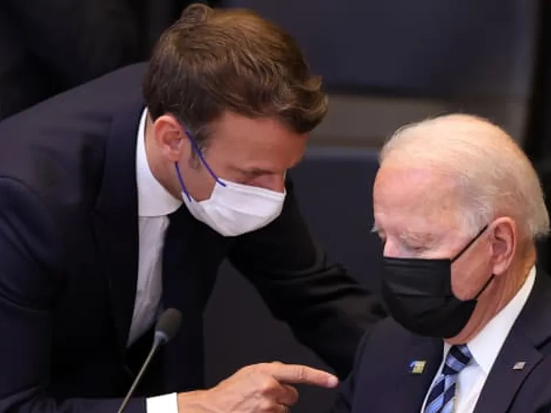 Criza submarinelor: Biden și Johnson îi gândilă orgoliul lui Macron, dar acesta nu se lasă/foto: getty