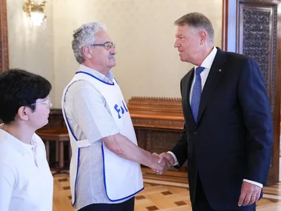 Președintele s-a întâlnit cu reprezentanții sindicatelor din Învățământ FOTO: Administrația prezidențială