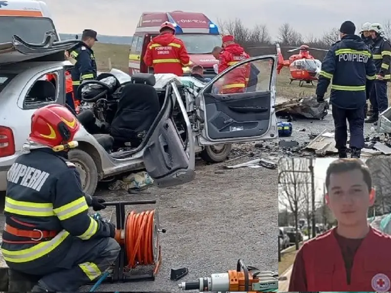 Tânărul Andrei Cristian Cordaș, rănit într-un accident grav la Vaslui Foto: Monitorul de Vaslui