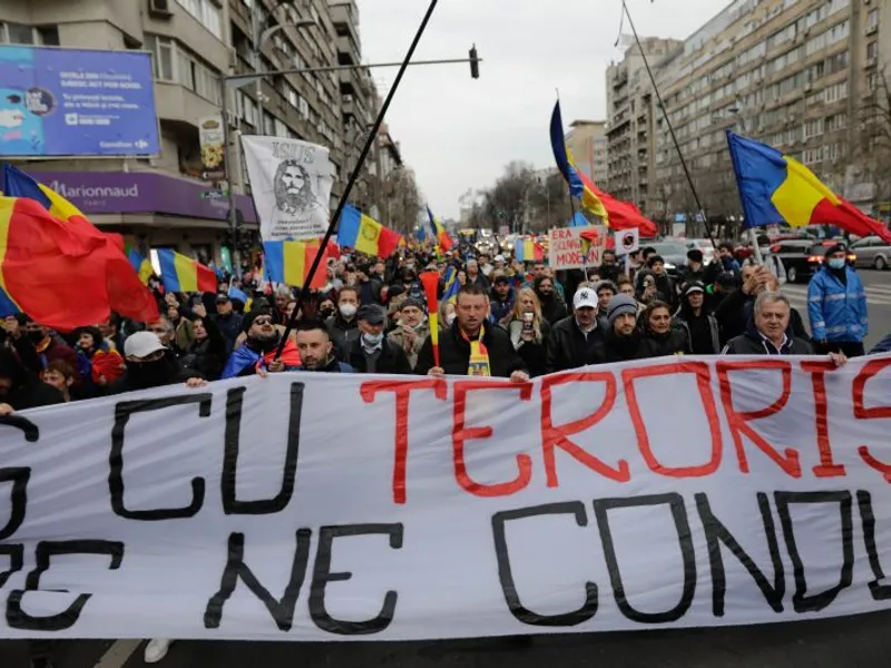 România a adunat deja o săptămână de proteste anti COVID-19. Foto Inquam Photos/George Călin