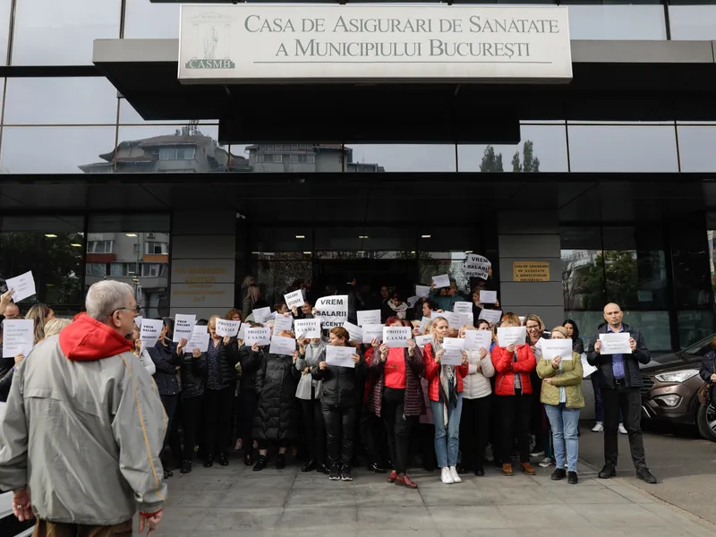 Grevă pentru salarii la Casa de Pensii - Foto: INQAUM PHOTOS / George Călin