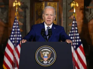 Biden, despre Putin: „Un criminal de război și un golan pur și simplu. Războiul lui eșuează” - FOTO: Profimedia Images