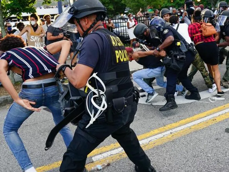 Proteste în SUA/FOTO: hotnews.ro