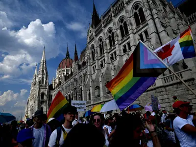 Membrii comunității LGBTQ protestează pe străzile Budapestei (imagine cu caracter ilustrativ) -  Foto: Profimedia Images