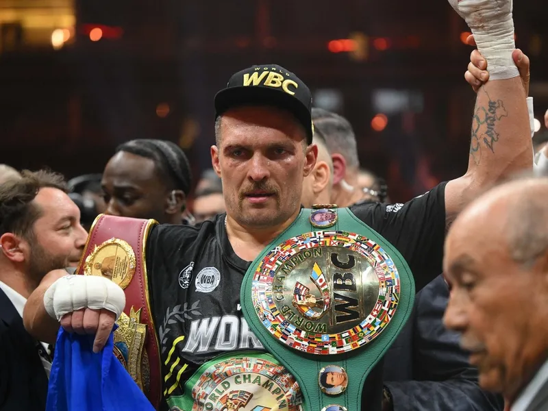 Boxerul Oleksandr Usyk, noul campion „de necontestat” la grea, va pierde o centură - Foto: Profimedia Images