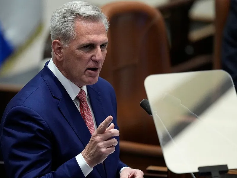 Republicanul Kevin McCarthy, în Israel, blamând Rusia - Foto: Profimedia Images