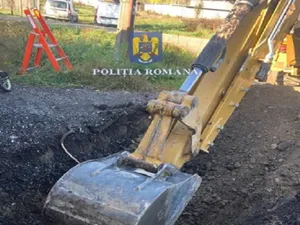 Excavator - Foto: Poliția Română