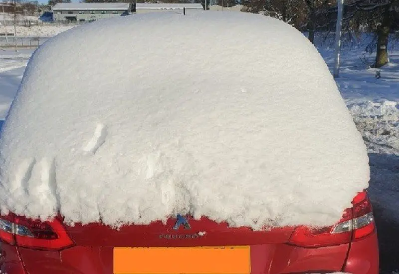 Luneta era acoperită în totalitate Foto: Police Scotland