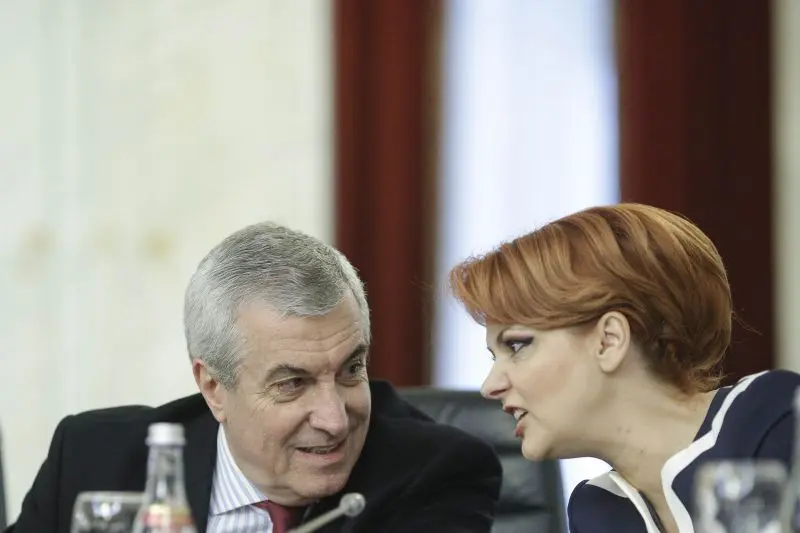 Călin Popescu Tăriceanu și Lia Olguța Vasilescu Foto: Inquam