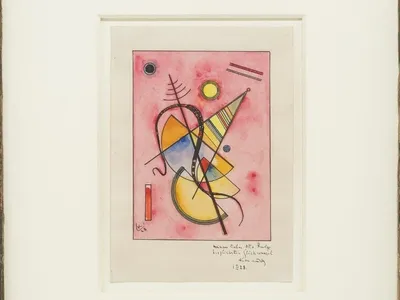 Tablou de Kandinsky, furat dintr-un muzeu din Varşovia, scos la licitație în Germania / Foto: grisebach.com