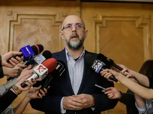 Kelemen Hunor a precizat că UDMR nu a votat Legea pentru combaterea spălării banilor, deși conține o prevedere care avantajează formațiunea. FOTO: Inquam Photos - George Calin