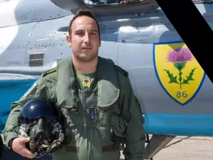 Căpitanul Costinel Iosif Niță era pilot în cadrul Escadrilei 861 Aviație Luptă în Baza 86 Aeriană de la Borcea din 2014 Foto: mapn.ro