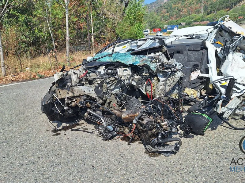 Polițist mort după o depășire riscantă pe DN6. Bărbatul nu a avut nicio șansă  - Foto: Actual Mehedinți