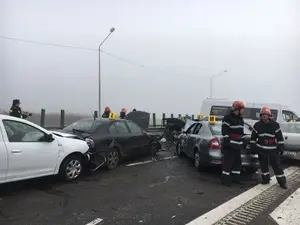 Accident rutier pe A2/ Foto: Inquam Photos