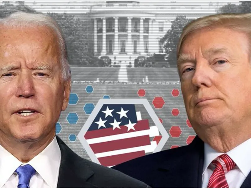 Biden vs Trump pentru Casa Albă/FOTO: bbc.com