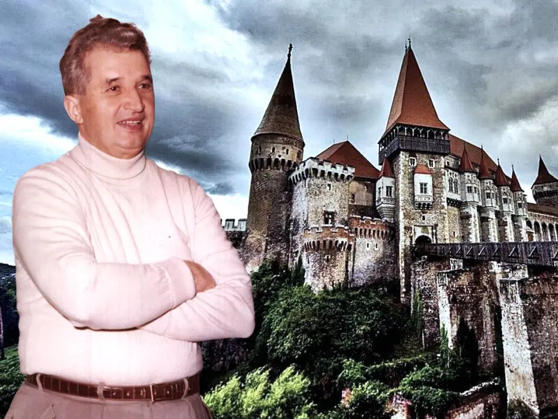 Cum glumea Nicolae Ceaușescu despre Castelul Corvinilor - Foto: colaj Newsweek