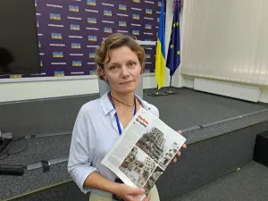 Șefa Centrului Media din Harkov - FOTO: Newsweek