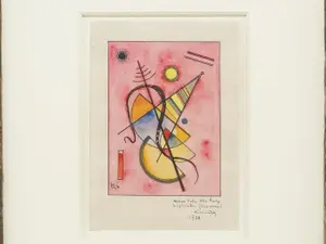 Tablou de Kandinsky, furat dintr-un muzeu din Varşovia, scos la licitație în Germania / Foto: grisebach.com