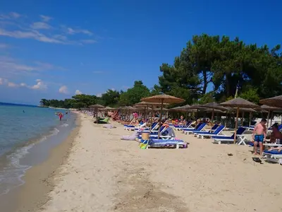 Pe plajă, în Thasos Foto: R.P.