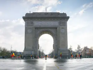 În urmă cu un an, ceremoniile s-au desfășurat doar cu președintele Klaus Iohannis. FOTO: Presidency.ro