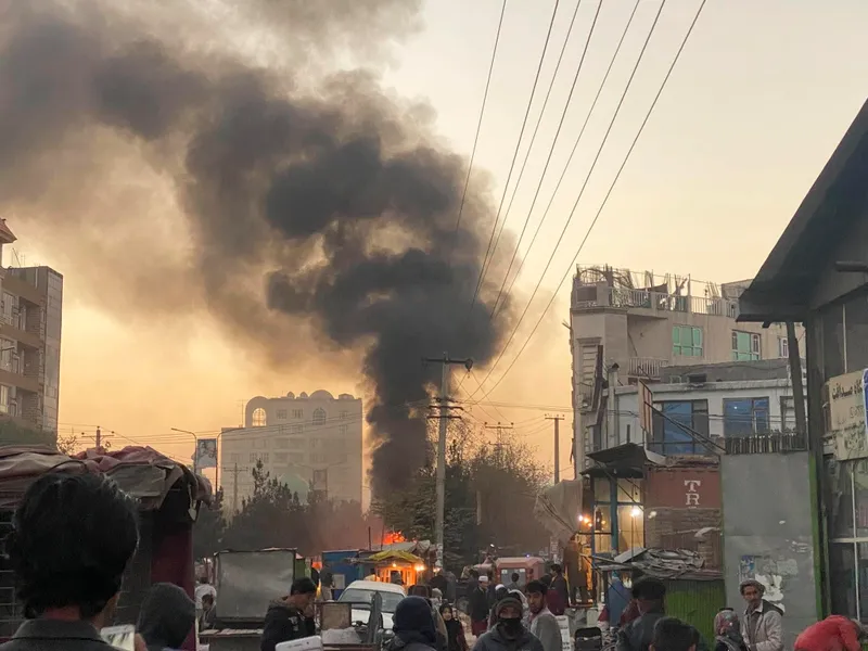 Atentat terorist la Ambasada Rusiei din Kabul. O bombă a explodat lângă clădirea rusă - FOTO: Profimedia