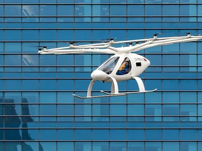 Taxiul zburător Volocopter Foto: Al Jazeera