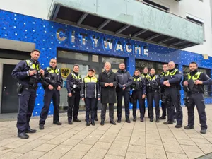 Doi polițiști români au participat la misiuni în zonele Târgurilor de Crăciun din Germania - Foto: Poliția Română