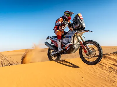 Riderul român Mani Gyenes, la Dakar 2020