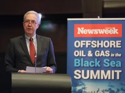 Hans Klemm, la Offshore Oil & Gas in the Black Sea Summit. Foto Inquam Photos/Octav Ganea