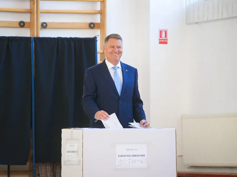 Președintele Iohannis, fericit că referendumul său a fost un succes Foto: presidency.ro