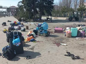 Kremlinul neagă atacul din gara Kramatorsk/foto: thesun