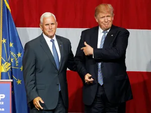 Donald Trump și Mike Pence/FOTO: Reuters