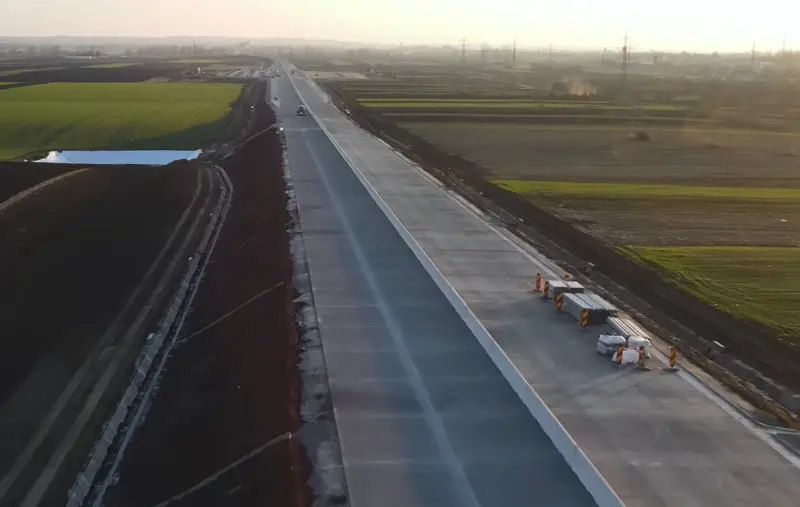 „Autostrada nemțească”, gata de Crăciun, pentru șoferii care pleacă din România sau vin din Bulgaria/FOTO: Facebook/Irinel Ionel Scriosteanu