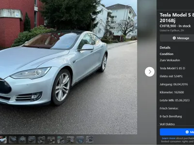 Mașina electrică, bani aruncați. Tesla Model S, la vânzare după 8 ani și 160.000 km cu 80% reducere - Foto: captură ecran