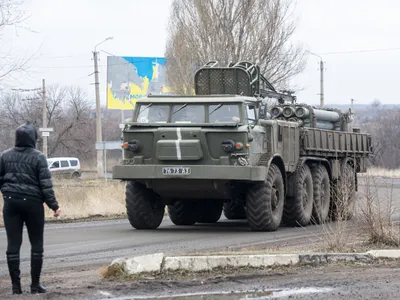 Momentul istoric în care o dronă lovește sistemul de rachete rusesc BM-27 Uragan de 5.100.000$ - Foto: Profimedia images