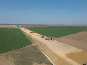 Ultimul ciot de 32 km al Autostrăzii Ford ar trebui să fie gata în august 2024. UMB e la 48% - Foto: captură video