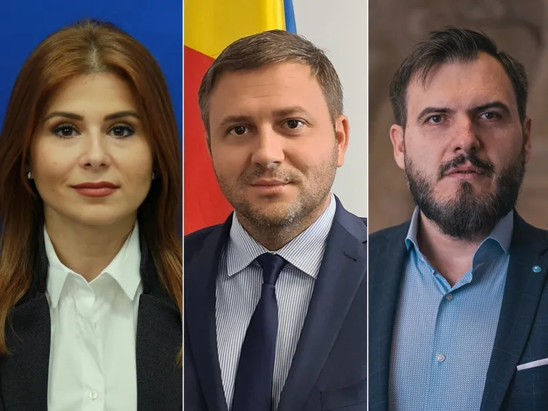 Secretarii generali adjuncți Ioana Bran-Voinea (PSD) , George Dumitrică (PNL) și Istvan Gaspar (UDMR) conduc comisia care va da afară 240 de angajați de la Camera Deputaților Foto: cdep.ro