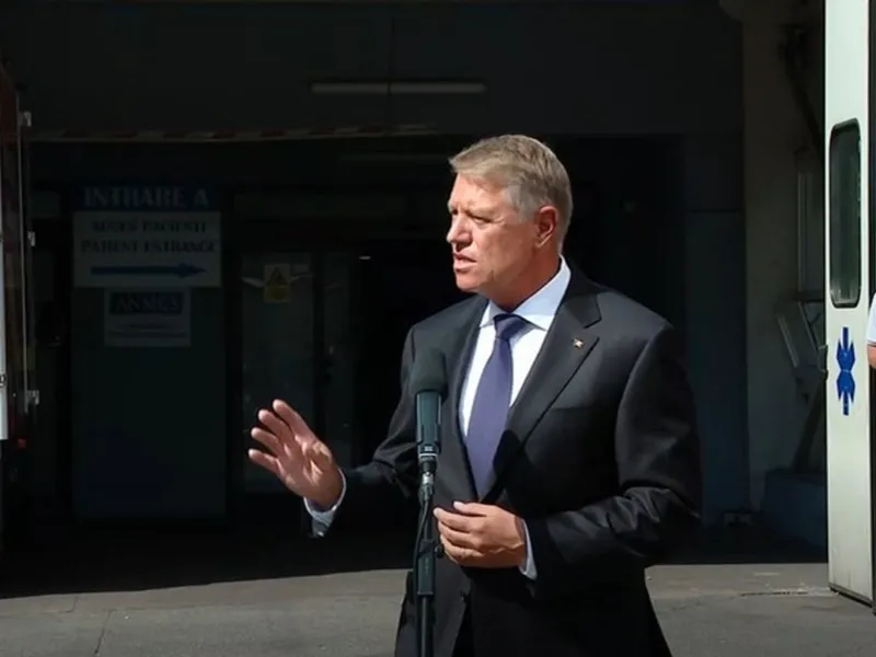 Klaus Iohannis despre explozia de la Crevedia: „Greu de acceptat că cei de acolo n-au știut” Foto: captură video Administrația Prezindențială