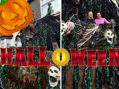 VIDEO Un cuplu și-a decorat casa de Halloween într-o "navă fantomă" ca în filmul Pirații din Caraibe - FOTO: /Liverpool Echo