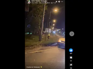 Urmărire ca în filme: Un Mercedes ML plin cu migranți fuge de poliție, se trage cu pistolul - Foto: Facebook/captură video